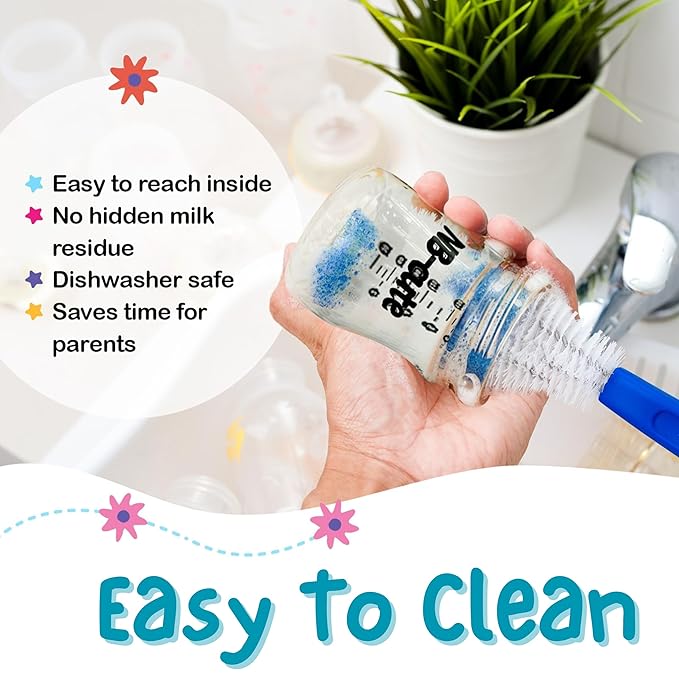 Glass Baby Bottles Anti Colic Set 2 Pack 3oz and 6oz BPA Free Heat Resistant Borosilicate Glass with 3 Silicone Nipples Wide Neck Gift Box Baby Shower Easy to Sterilize for Newborn Infant 0-9 Months