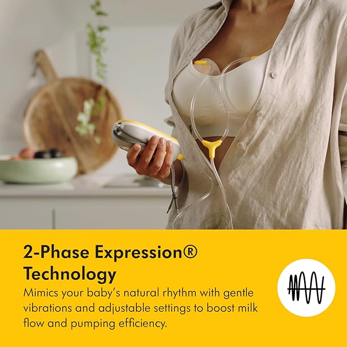 Medela Freestyle Hands-Free Double Electric Breast Pump with Wearable Cups, App Connectivity, Portable Design