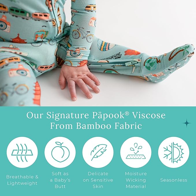 Posh Peanut Convertible Baby Sleepers - Girls Footless Baby Pajamas with 2 Way Zipper for Easy Diaper Changes