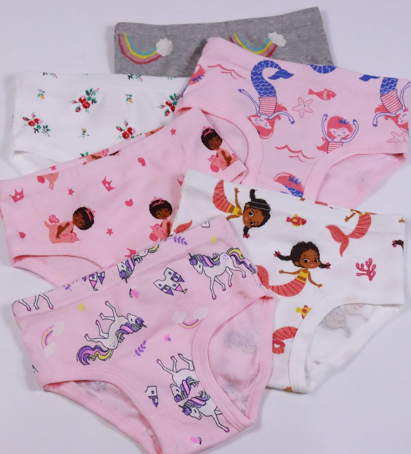 Hahan Girls Soft Panties Toddler Girls Cotton Underwear Kids Briefs