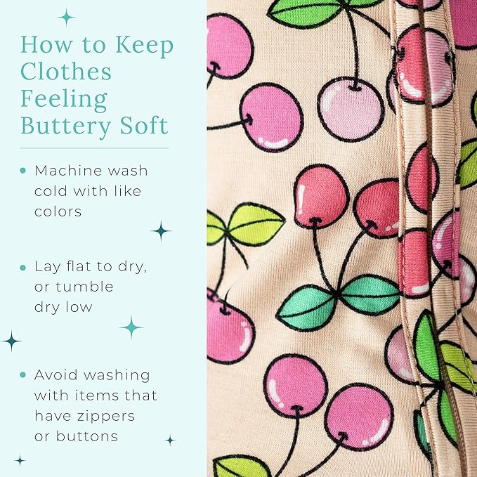 Posh Peanut Convertible Baby Sleepers - Girls Footless Baby Pajamas with 2 Way Zipper for Easy Diaper Changes