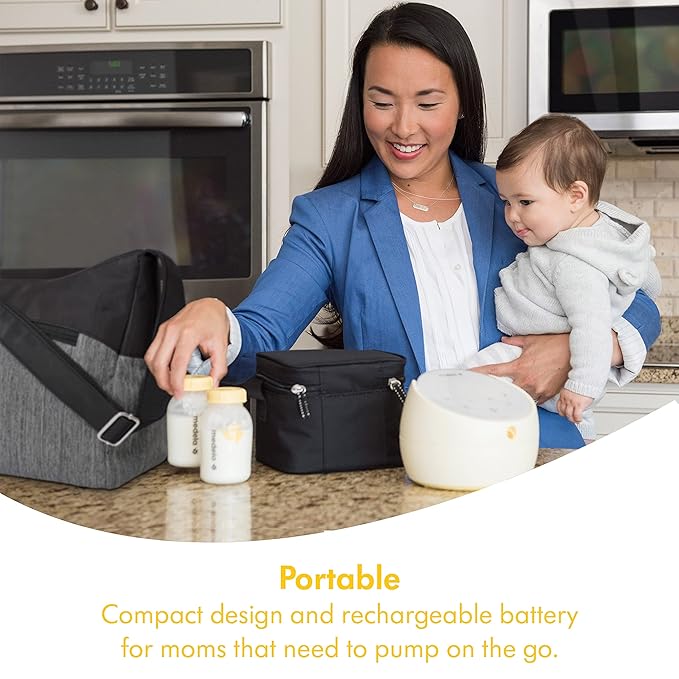 Medela Sonata Smart Breast Pump, Hospital Performance Double Electric Breastpump, Rechargeable, Flex Breast Shields, Touch Screen Display, Connects to Medela Family App