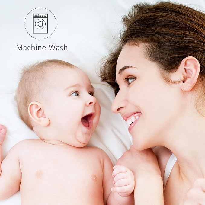 SWEET DOLPHIN 24 Pack Muslin Burp Cloths Large 100% Cotton Hand Washcloths for Baby - Baby Essentials Extra Absorbent and Soft Boys & Girls Milk Spit Up Rags for Newborn Registry - White, 20" X10"