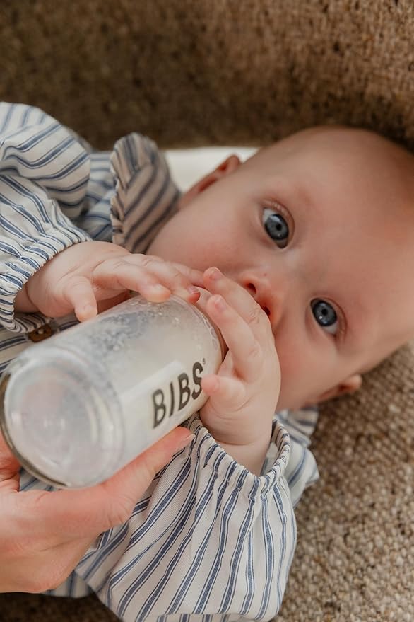 BIBS Baby Bottle 5 oz / 150 ml - BPA-Free, Dishwasher Safe - Compatible with BIBS Bottle Sets (Sold Separately)