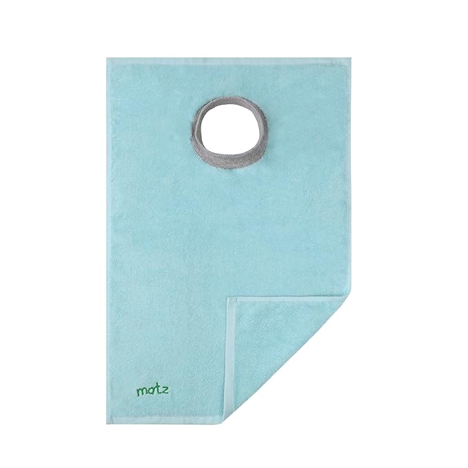 MATZ Terry Towel Slip On Baby Toddler Bibs | Full Coverage Pullover For Babies | Ultra Absorbent 100% Cotton | For Feeding Drooling And Teething | Unisex Baby Bibs With Soft Ribbed Neck