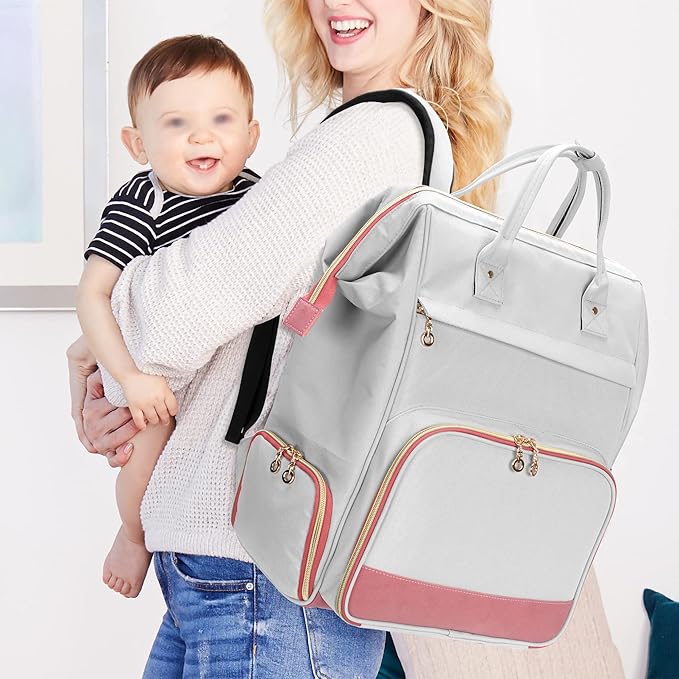 Damero Wearable Breast Pump Backpack Bag with Cooler, Compatible with Willow, Elvie and Momcozy Breast Pump, with Laptop Sleeve for Working Moms, Patent Pending