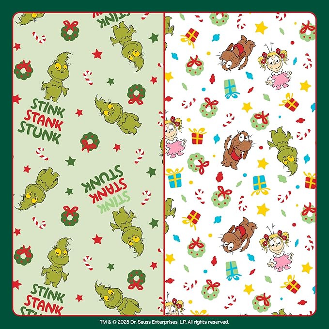 Hello Bello Dr. Seuss Baby Grinch Premium Diapers, Size 4 (22-37 lbs), 58ct Plus Bonus Wipes: Softness & Protection for Sensitive Skin
