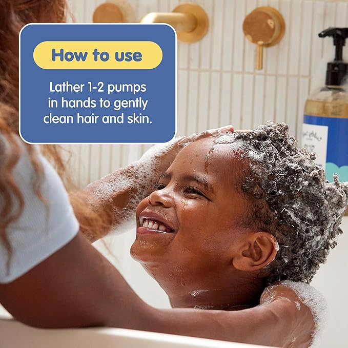 TUBBY TODD Hair + Body Wash - Baby Shampoo and Body Wash - Gentle, Natural Baby Was for Newborns, Babies, and Toddlers - Non-Toxic and Hypoallergenic - Fragrance-Free, 25oz