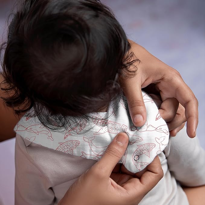 Muslin Baby bibs for drooling and teething, 100% cotton, Bibs for baby girl, Muslin bibs for boys (8 Pack)