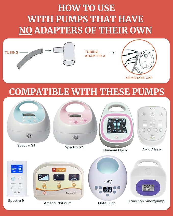 Wearable Breast Milk Collection Cups - Works with Baby Buddha, Legendairy Milk, Spectra, Imani, Zomee, Freemie (24mm)