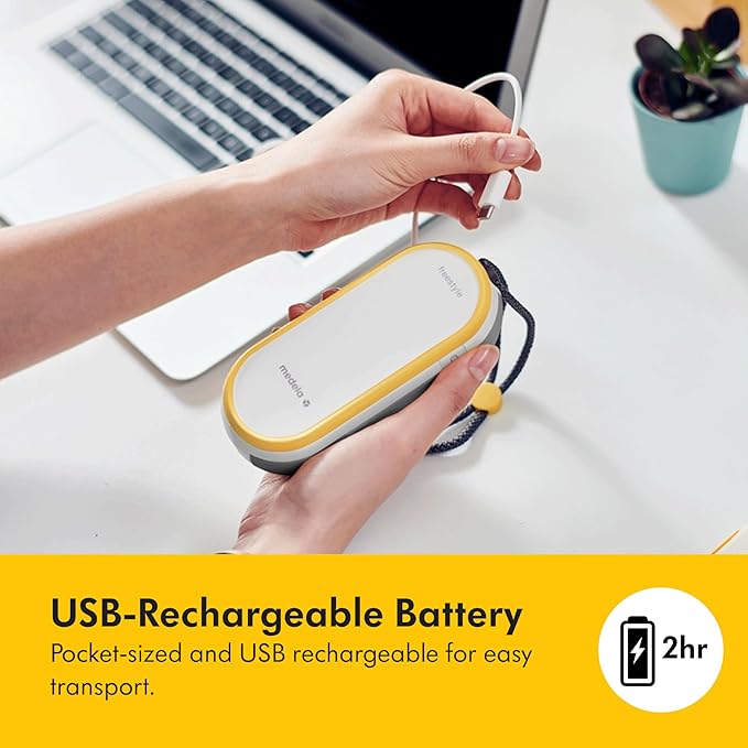 Medela Freestyle Hands-Free Double Electric Breast Pump with Wearable Cups, App Connectivity, Portable Design