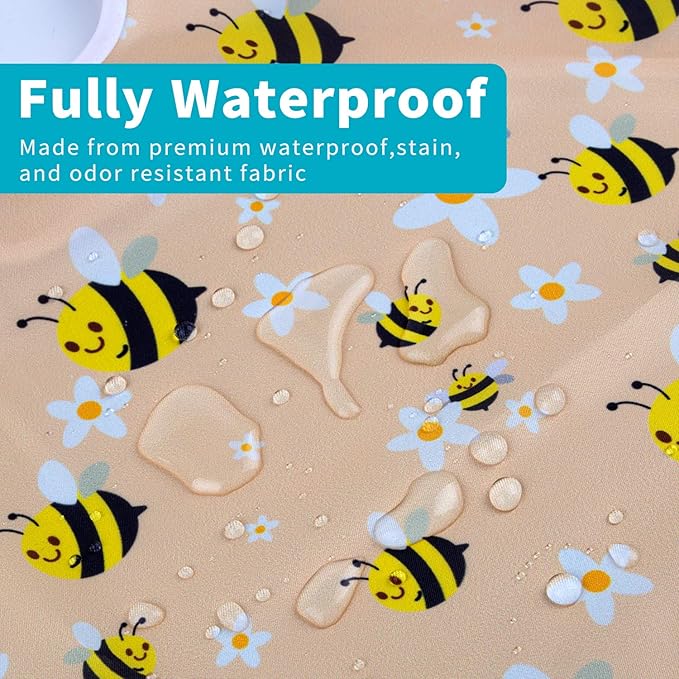 3 Pcs Long Sleeved Bib Set|Baby Waterproof Bibs with Pocket Bundle|Toddler Bib with Sleeves|Stain Resistance Smock 6-24 Month