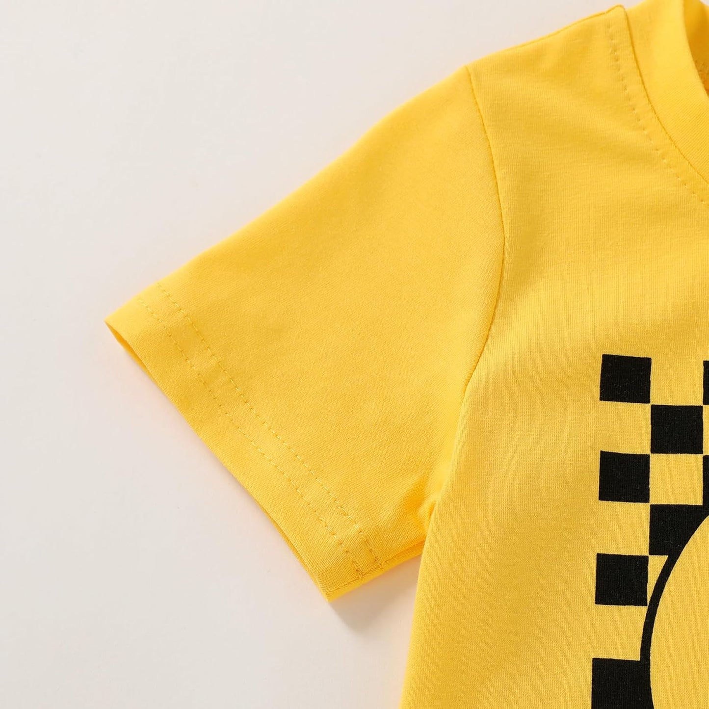 Happy Town Toddler Clothes Baby Boy Girl Smiley Face Shirt Short Sleeve T-Shirt Tee Summer Tops Outfits