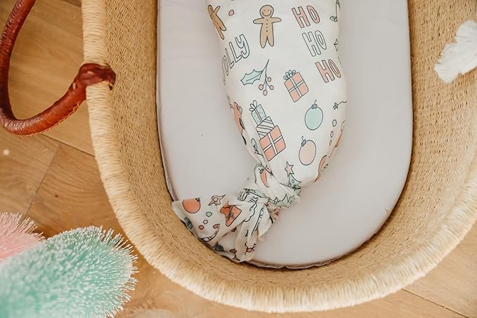 Copper Pearl Large Premium Knit Baby Swaddle Receiving Blanket Cindy