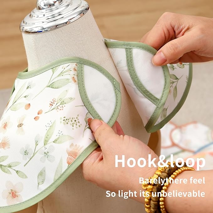 Feeding Bibs for Baby,3 Pack-Waterproof & Easy Clean Feeding Bibs for Toddlers & Infant,Reversible Pockets