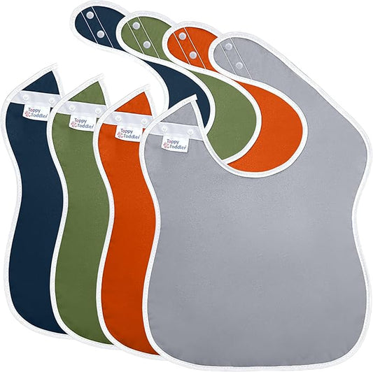 Large Waterproof Bibs Outdoor Collection - 4pk, 12pk, 48pk