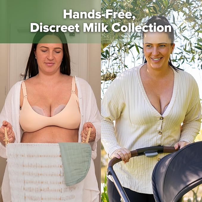 haakaa Petal Soft Silicone Milk Collector丨Discreet Leak-Protection Breast Milk Saver, Reusable Breast Shells Milk Collection Cup for Breastfeeding with Cleaning Brush- 1PC