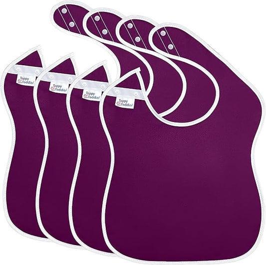 Large Waterproof Bibs Pastel Collection - 4pk, 12pk, 48pk