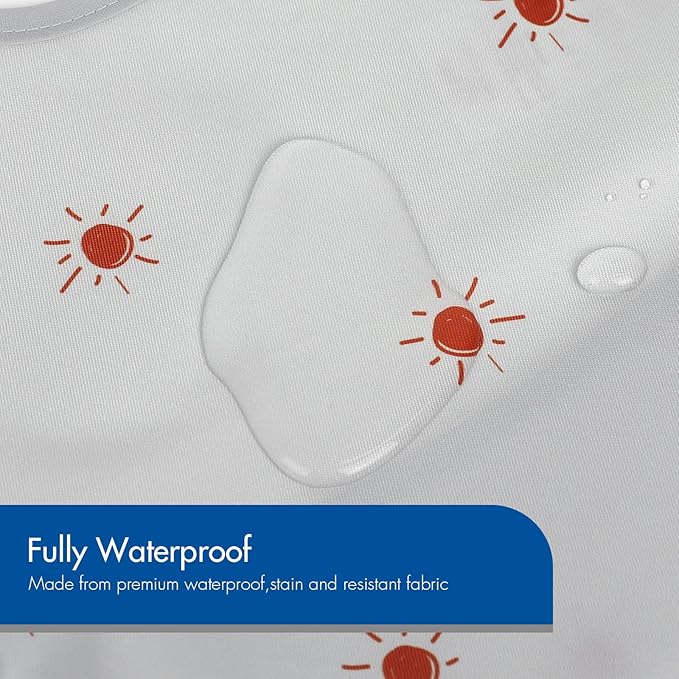 Soarwg Kids Baby Bibs, 5 Pack Waterproof Bibs for Unisex Boys Girls, Essential Must Have for Babies Eating, Feeding