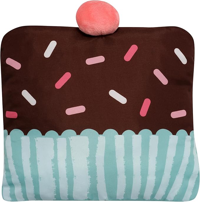 Lambs & Ivy Interactive 2-n-1 Soft Toddler Cupcake/Bakery Pillow Play Set