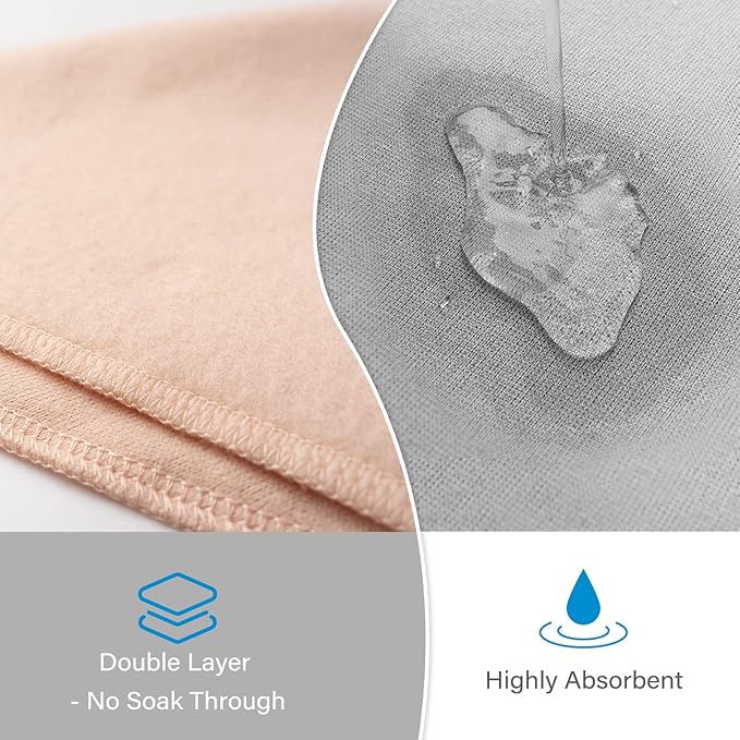 Adult Drool Bib for Special Needs, Large Elderly Bandana, Teen Bib for Women Men, Soft Absorbent Set for Kids