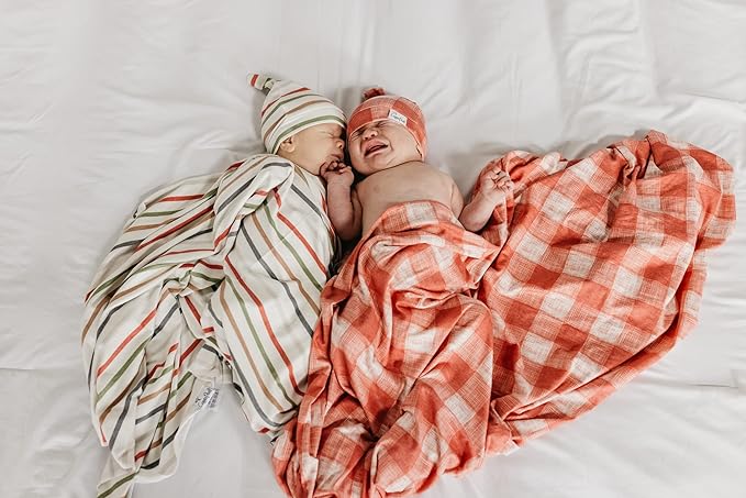 Copper Pearl Large Premium Knit Baby Swaddle Receiving Blanket Ralphie