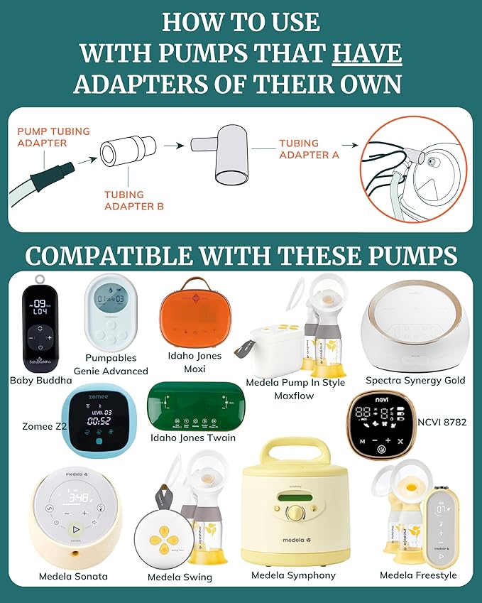 Wearable Breast Milk Collection Cups - Works with Baby Buddha, Legendairy Milk, Spectra, Imani, Zomee, Freemie (24mm)