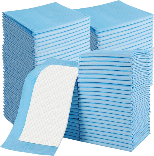 100 Pack Disposable Changing Pad,Baby Incontinence Changing Pads,High Absorbent Breathable Underpads,Waterproof Leak Proof Diaper Changing Pad,for Baby Adults Pets Pee Pad,13 x18 in