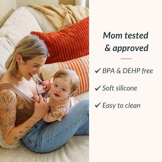 Ameda Breast Pump Flange Insert | 13mm Flange Insert | Ameda Pump Parts | Universal Flange Insert | Compatible with GLO, MYA Joy, MYA Joy Plus and Pearl Breast Pumps | 2 Count