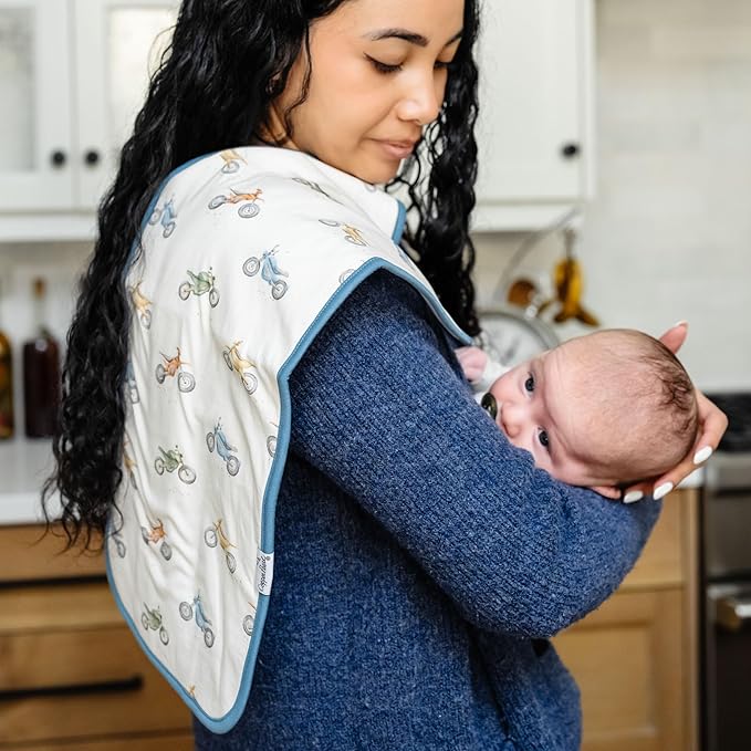 Copper Pearl Baby Burp Cloth Large 21''x10'' Size Premium Absorbent Triple Layer 3-Pack Gift Set Ryder