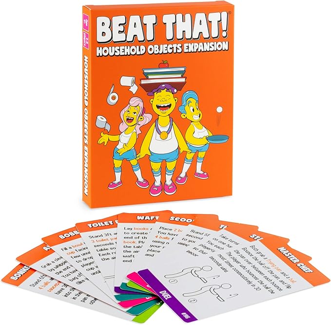 Gutter Games Beat That! Game Household Objects Expansion [Family Party Game for Kids & Adults]
