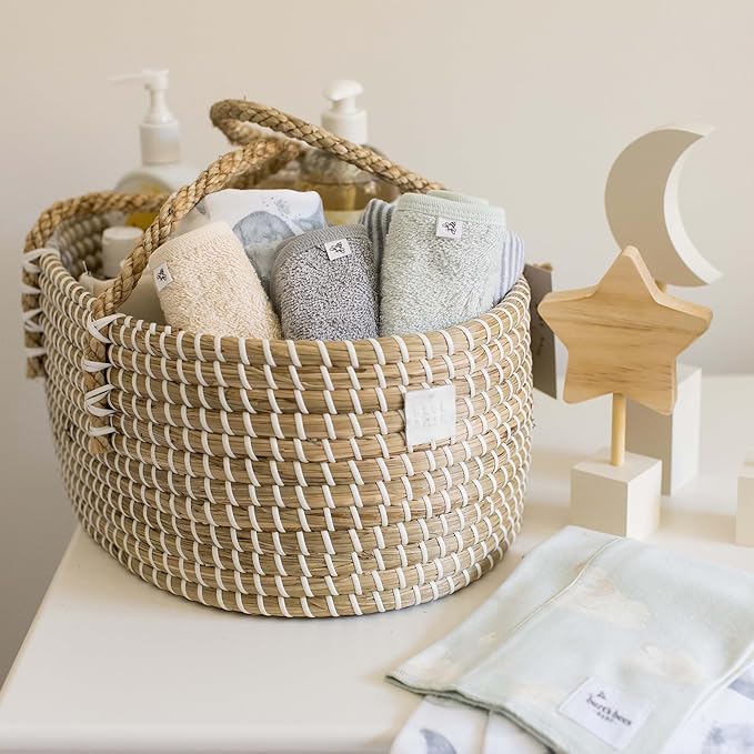 Burt's Bees Baby Infant Washcloths, 100% Organic Cotton, Soft and Super Absorbent Knit Terry & Woven Terry Wash Cloth