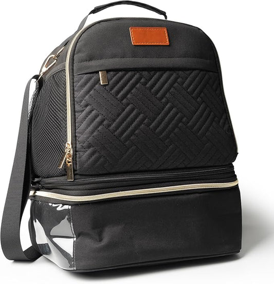Double Breast Pump Bag Black