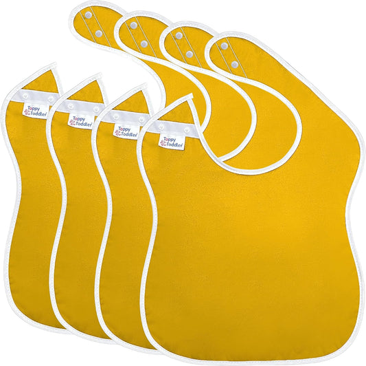 Large Waterproof Bibs Primary Collection - 4pk, 12pk, 48pk