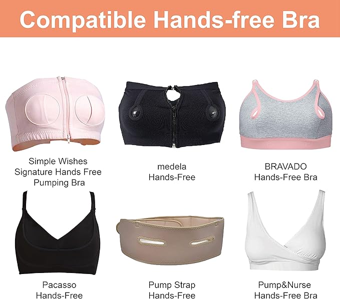 Maymom Breast Pump Kit Compatible with Medela Pump in Style Advanced Pump; 2xTwo-Piece 27mm Breastshield, 2 Valve, 4 Membrane, 2 Replacement Tubing; Replacement Part for Medela Shield, Valve