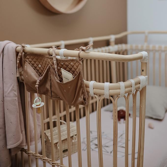 mushie 100% Silicone Baby Pacifier Clip BPA Free | Eva (Mauve)