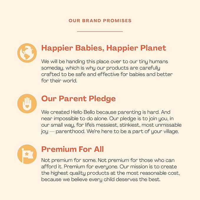 Hello Bello Premium Baby Diapers Size 2, 30 Count of Disposable, Extra-Absorbent, Hypoallergenic Diapers with Snug and Comfort Fit, Sleepy Sloth (Pack of 4)