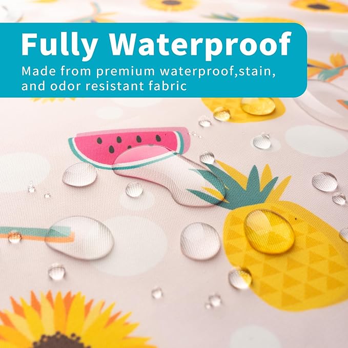 3 Pcs Long Sleeved Bib Set|Baby Waterproof Bibs with Pocket Bundle|Toddler Bib with Sleeves|Stain Resistance Smock 6-24 Month