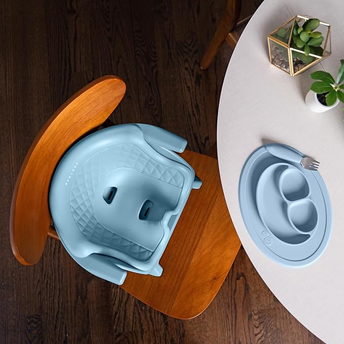 Sustainably-Made 3 in 1 High Chair, Made with 100% Recycled, Regenerative and Recyclable Materials, Easily Converts to a Booster Chair. Buyback Guarantee with Cashback Rebate.