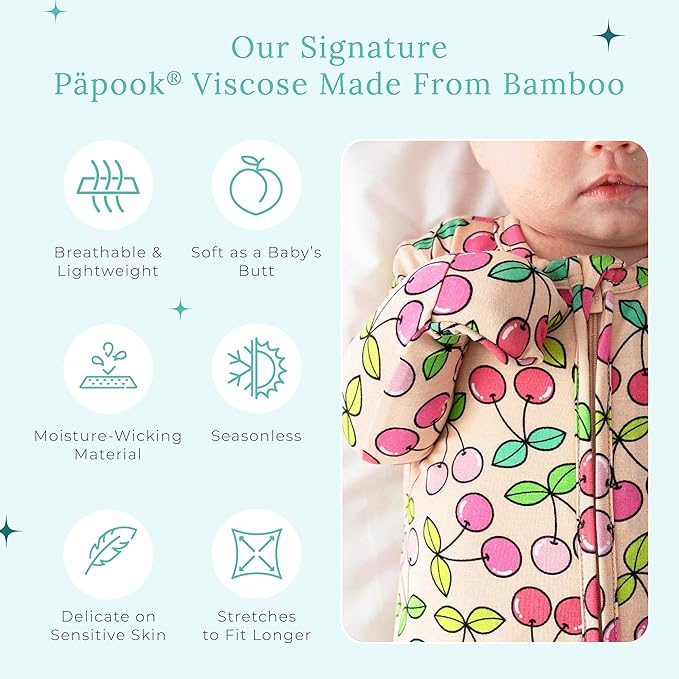 Posh Peanut Convertible Baby Sleepers - Girls Footless Baby Pajamas with 2 Way Zipper for Easy Diaper Changes