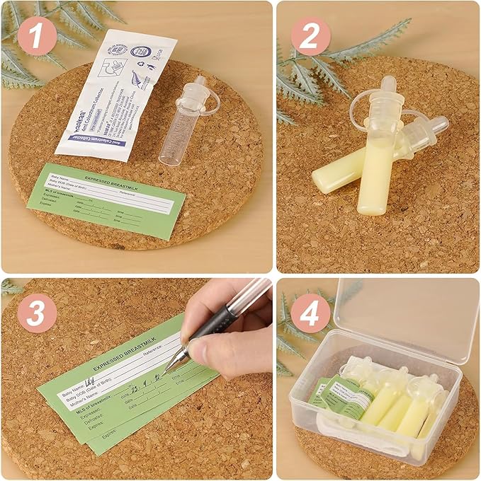 haakaa Manual Breast Pump 5oz/150ml & Silicone Colostrum Collector Kit Ready-to-Use Pack (0.1oz/4ml, 6pcs)