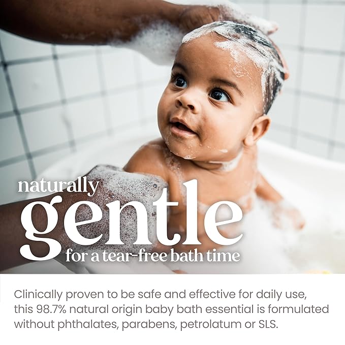 Burt's Bees Baby Shampoo & Wash, Tear Free Soap, Baby Care, Original,12 Ounce (Pack of 3)
