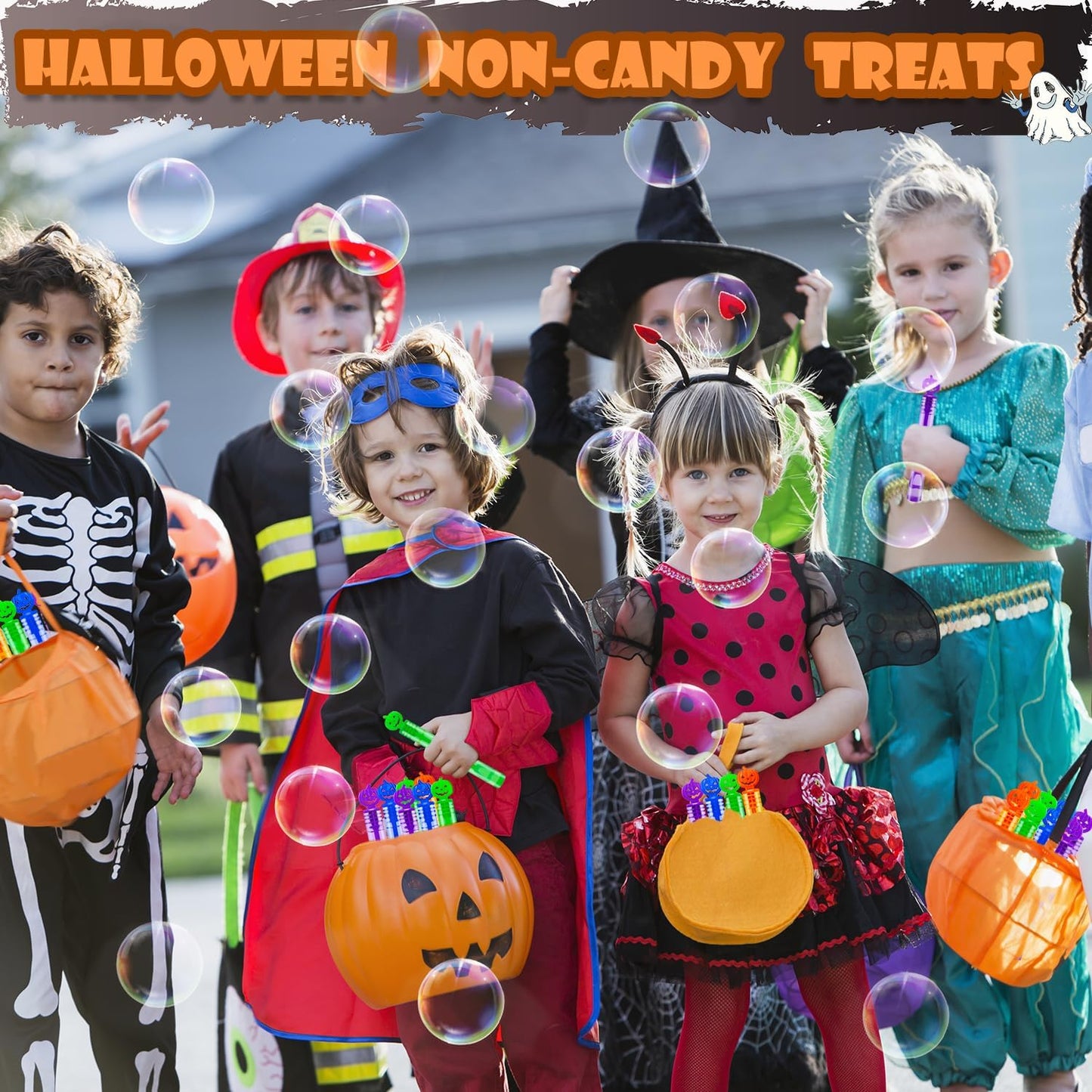 Halloween Party Favors Supplies for Kids 100 Pack – Bulk Giveaways Handouts,Boo Basket Pinata Goodie Bag Stuffers Fillers,Trick or Treat Toys,Classroom Prizes Gifts Activities for Toddlers Boys Girls