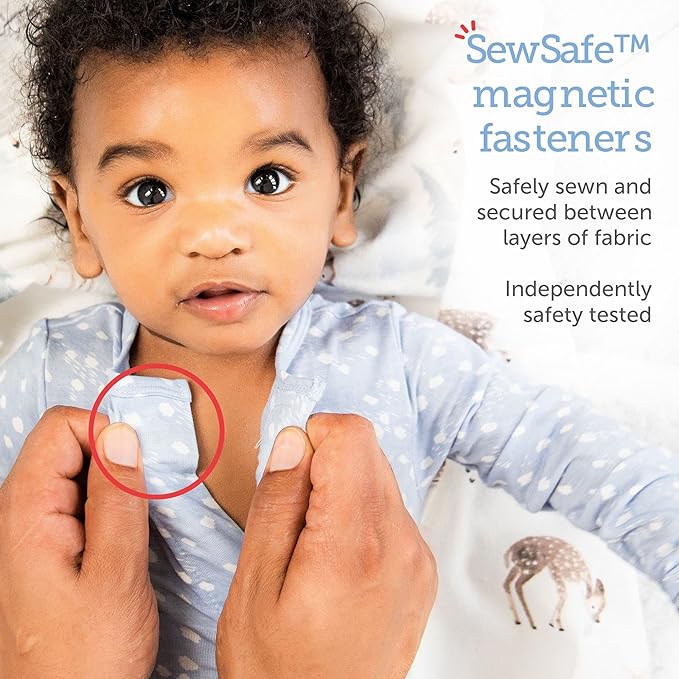 Magnetic Me Modal Newborn Sleeper Gown & Hat Set | Silky Soft Modal Fabric Sleep Sack