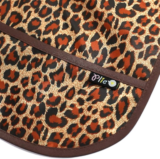 Short Sleeve Waterproof Bib for Toddlers – Feeding Apron for Mealtime, Daycare, Self-Feeding & Messy Play, Baby Bib