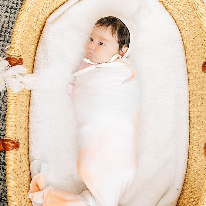 Copper Pearl Large Premium Knit Baby Swaddle Receiving Blanket Nova