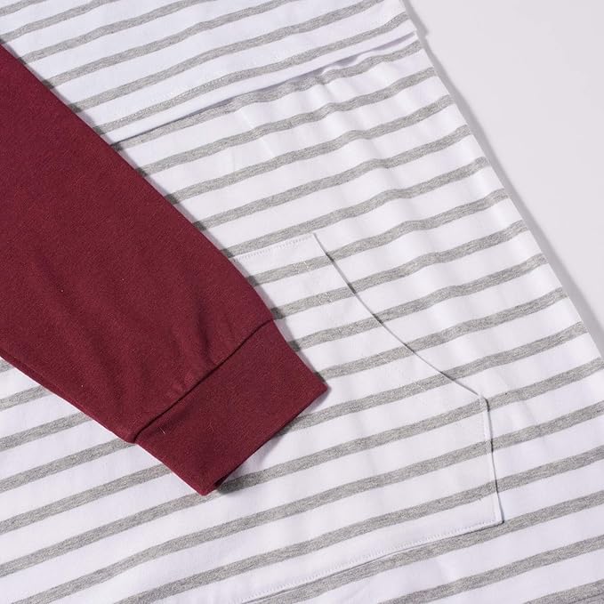 GINKANA Women's Nursing Hoodie Sweatshirt Long Sleeves Breastfeeding Maternity Tops Casual Clothes