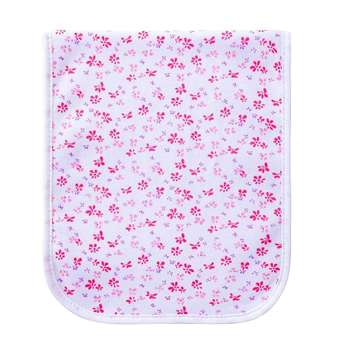 Hakochia Burp Cloths for Baby Boy & Girl Organic Cotton Large Unisex Burp Clothes Extra Absorbent Soft Neutral Burping Rags Spit Up Cloth Sets for Newborns 8 Pack (E)