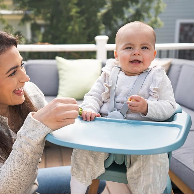 Sustainably-Made 3 in 1 High Chair, Made with 100% Recycled, Regenerative and Recyclable Materials, Easily Converts to a Booster Chair. Buyback Guarantee with Cashback Rebate.