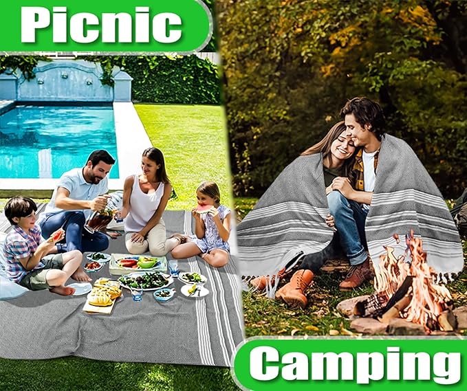 Oversized Turkish Beach Towel Blanket Cotton Giant XL Sandproof Towels Huge Linen XXL Extra Large Big Throw Quilt Blankets for Adults Cloud Travel Camping Glamping Accessories Essentials